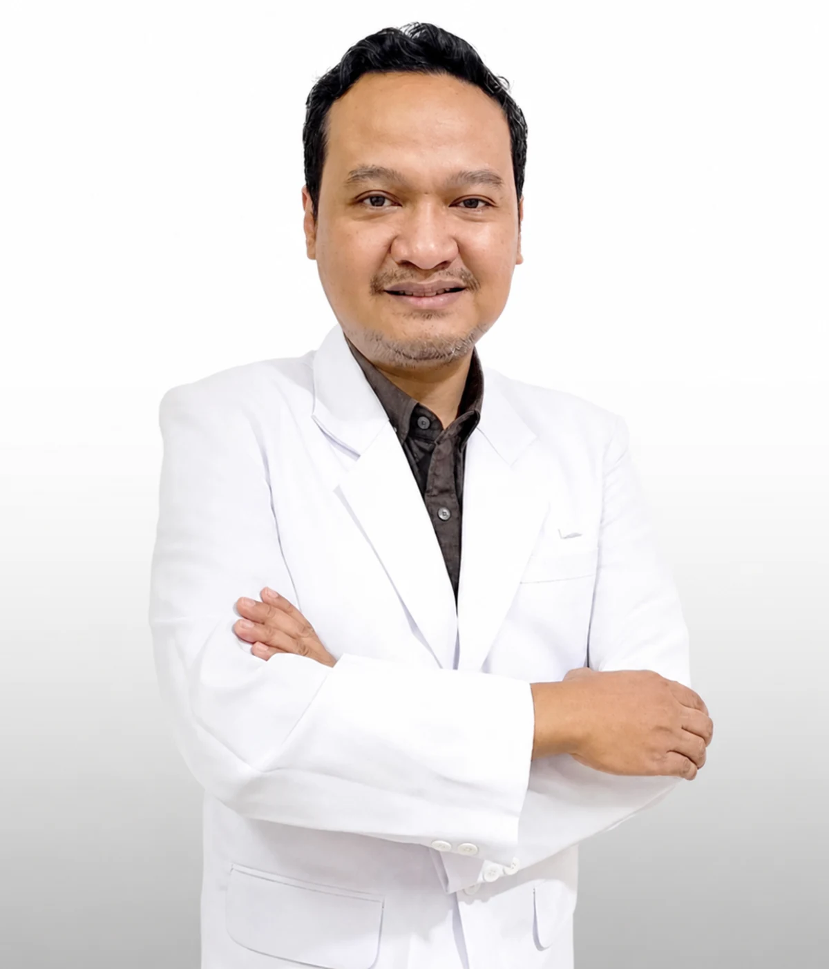 dr. Agung Aji Prasetyo dalam scrub bedah